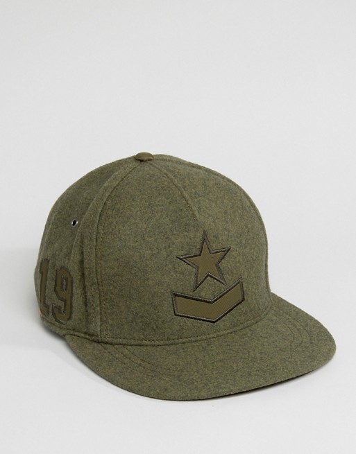 Diesel Wool Baseball Cap - Image 2